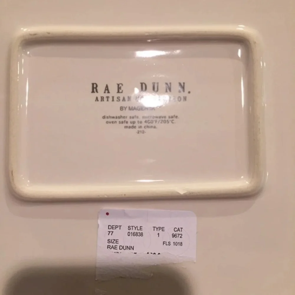 Rae Dunn DECK THE HALLS Baking Dish Christmas